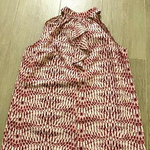 BCBG Halter Top with ruffles